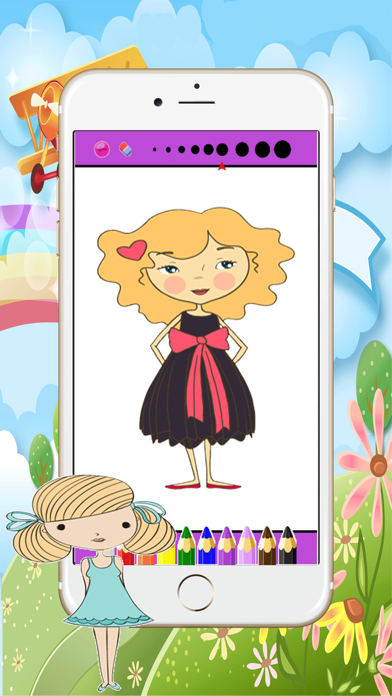 Cartoon Kid color easy kid games 4 yr old girls应用截图