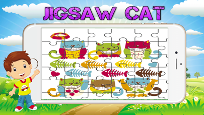 Tangkapan skrin Cartoon Cats Huge Jigsaw Puzzle