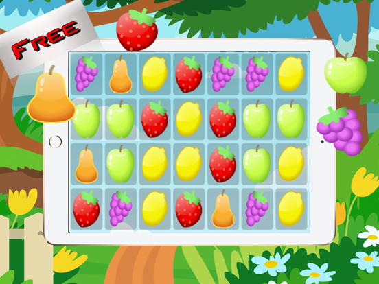 ภาพหน้าจอของ Fruit Shoot Match 3 Puzzle Games - Magic board relaxing game learning for kids 5 year old free iPad 