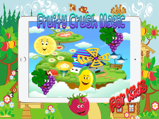 Fruit Fusion Link - Garden Land Swipe Fruits 3 hd iPad 스크린샷