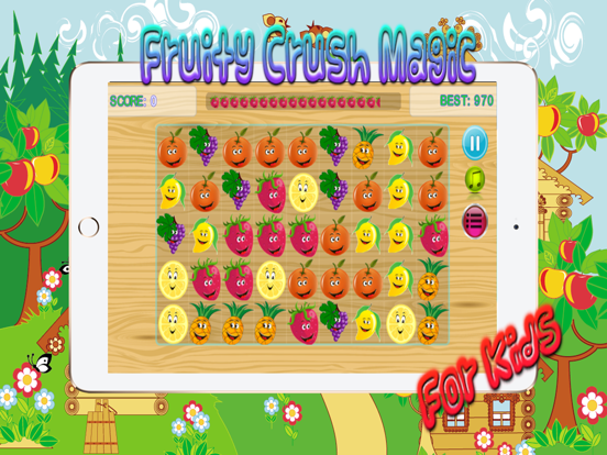 Fruit Fusion Link - Garden Land Swipe Fruits 3 hd iPad 스크린샷