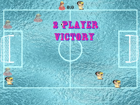 princess vs amela superstars ice soccer games iPad  Screenshots