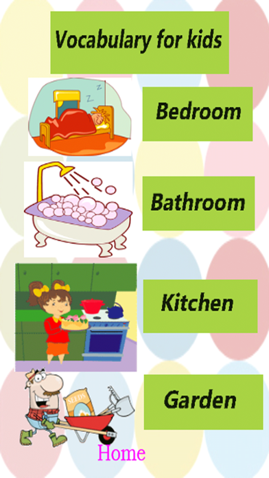 Vocabulary English kids free : Learning words Language home应用截图