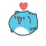Pum Pum Blue Cat Playful