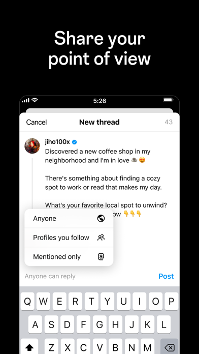 Threads Screenshots