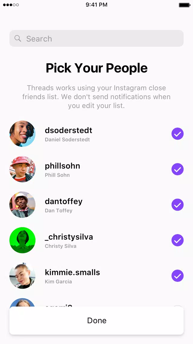 Threads from Instagram Screenshots