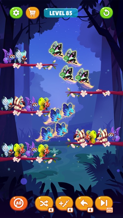 Butterfly Sort: Sort Puzzle Screenshots