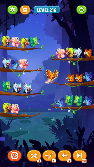 Butterfly Sort: Sort Puzzle Screenshots