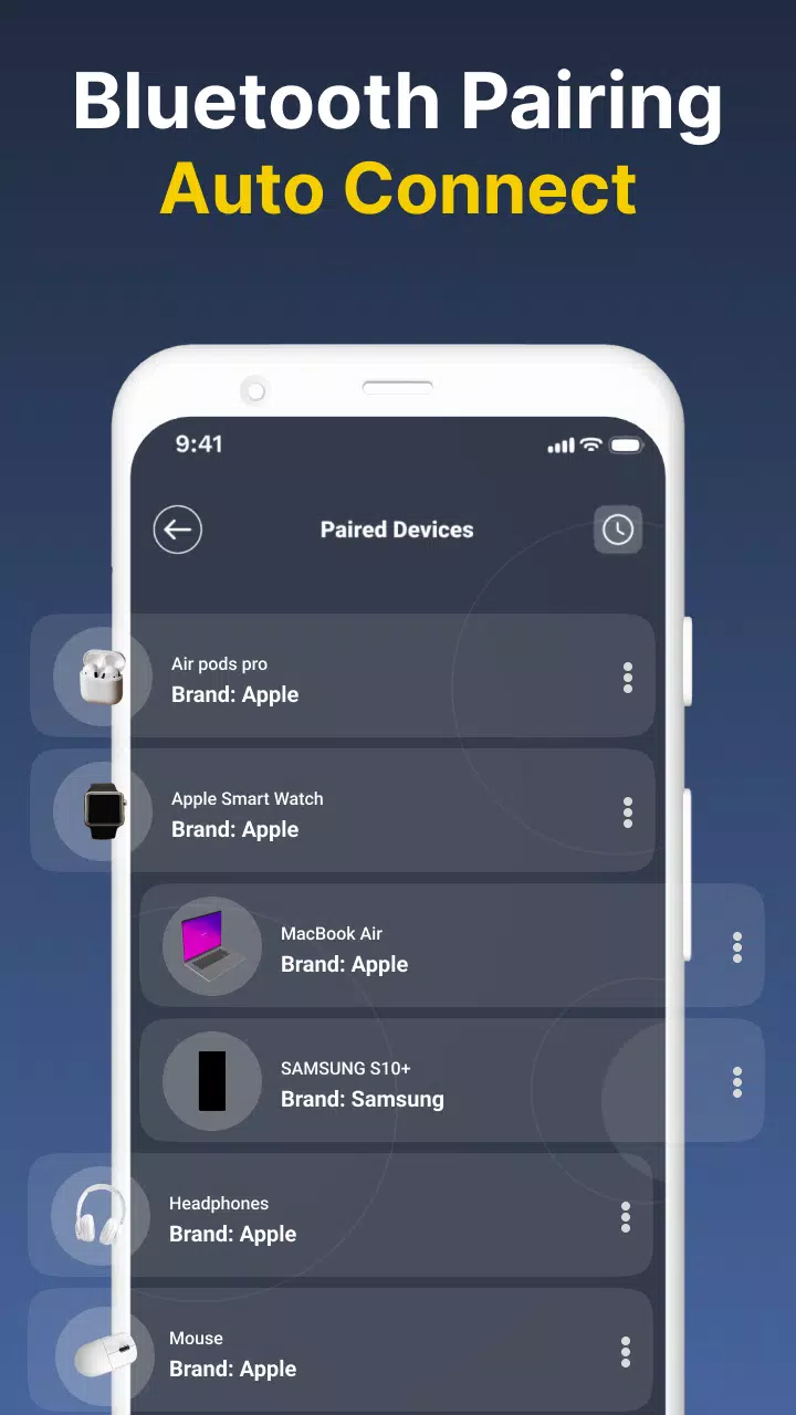Bluetooth Auto Connect Finder Screenshots