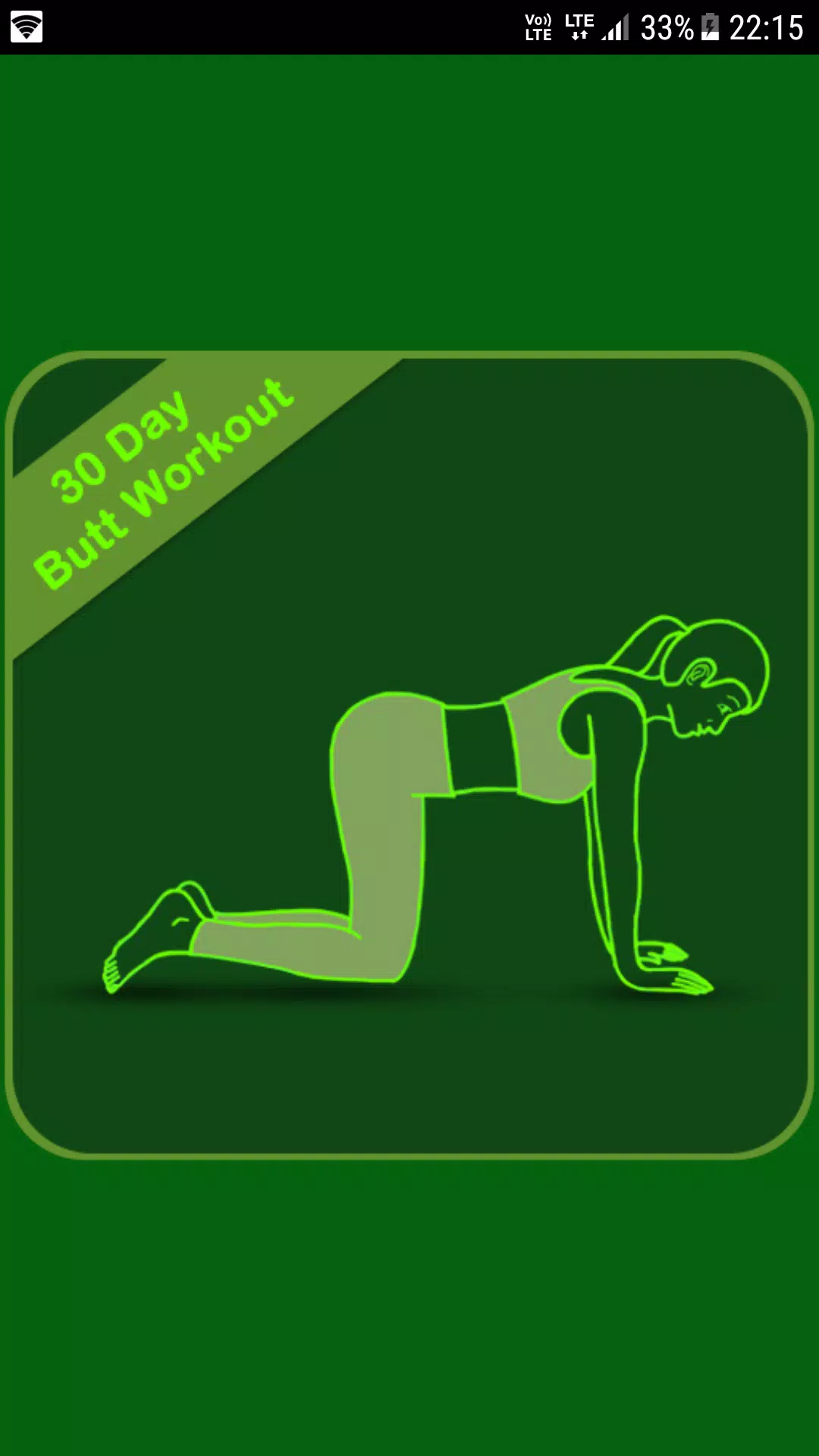 30 Day Butt Workout Challenges Screenshots