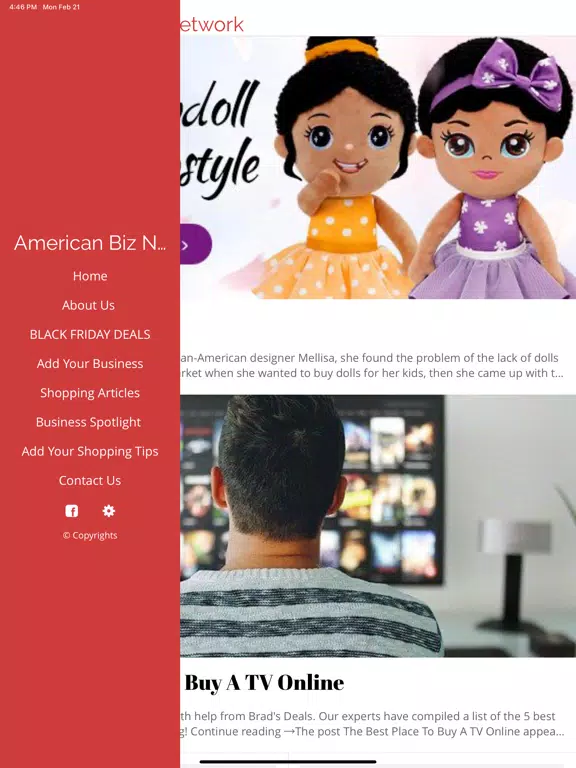 American Business Network iPad Screenshots