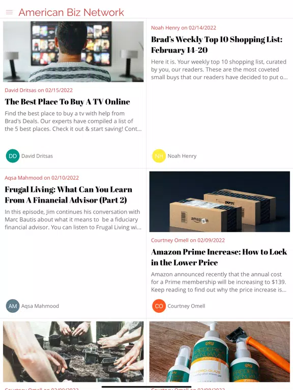American Business Network iPad Screenshots
