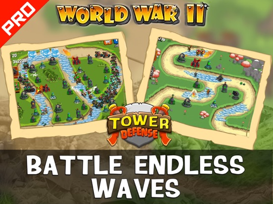 WWII Tower Defense PRO iPad  Screenshots