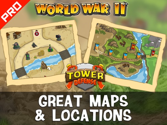WWII Tower Defense PRO iPad  Screenshots