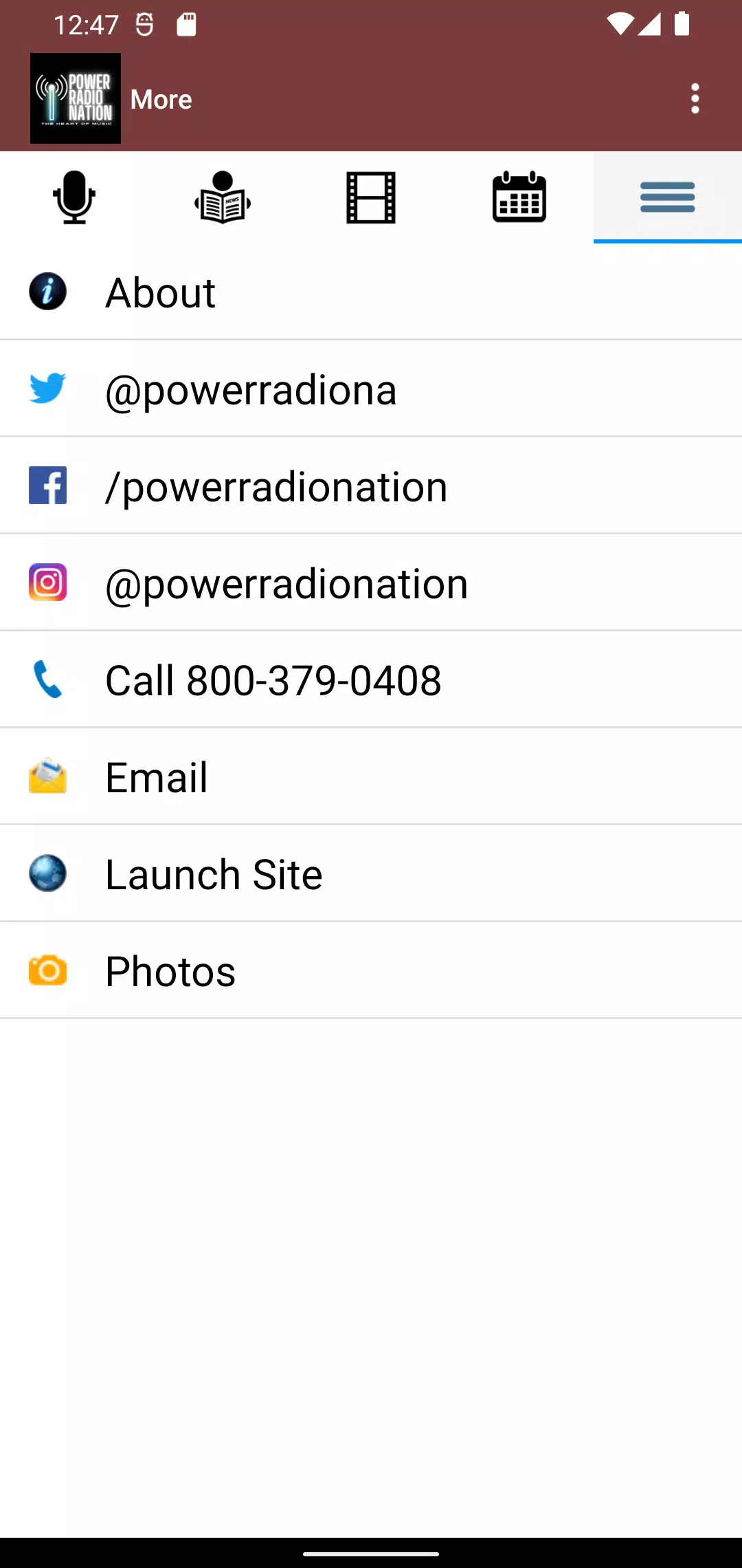 POWER RADIO NATION Screenshots