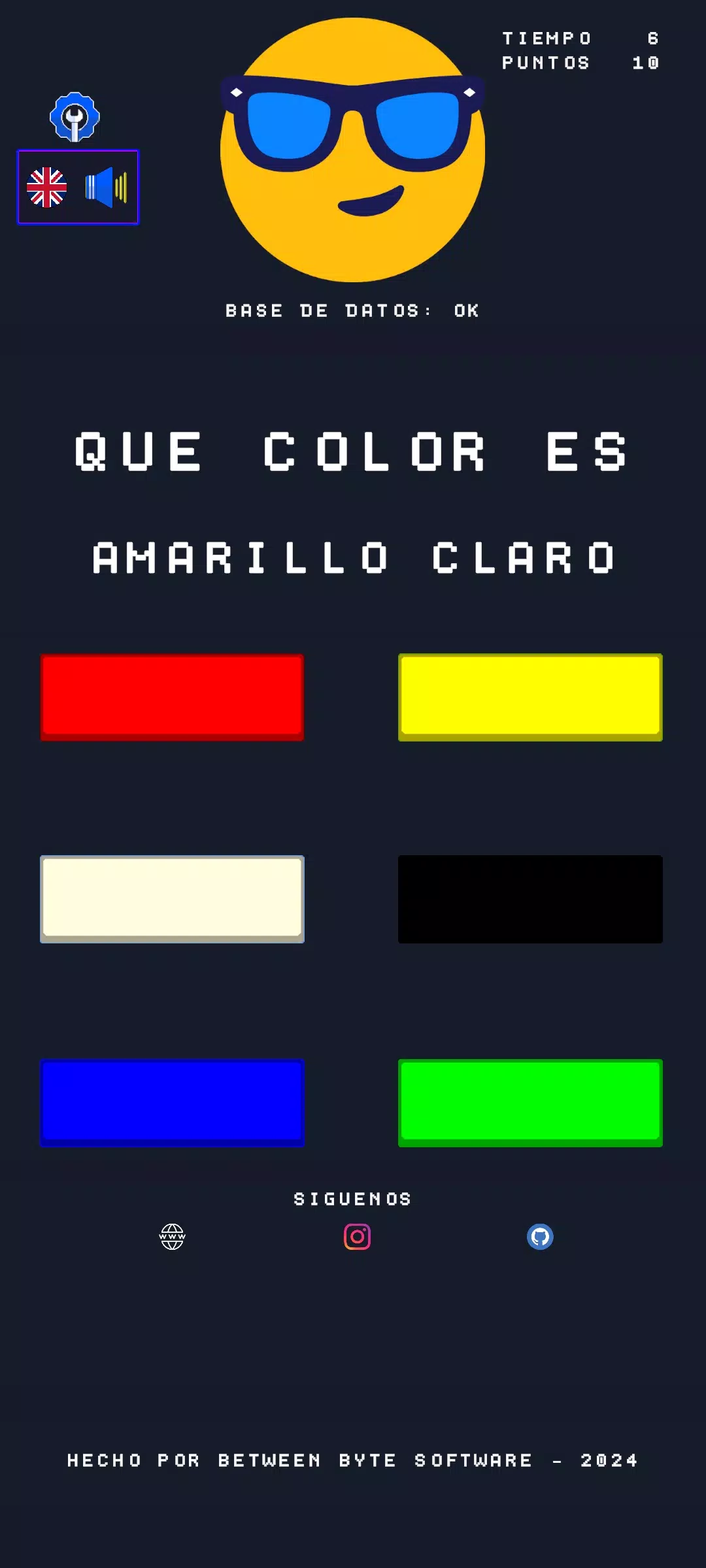 Capturas de tela do Colors In English