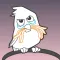 Scary Bird Halloween Stickers