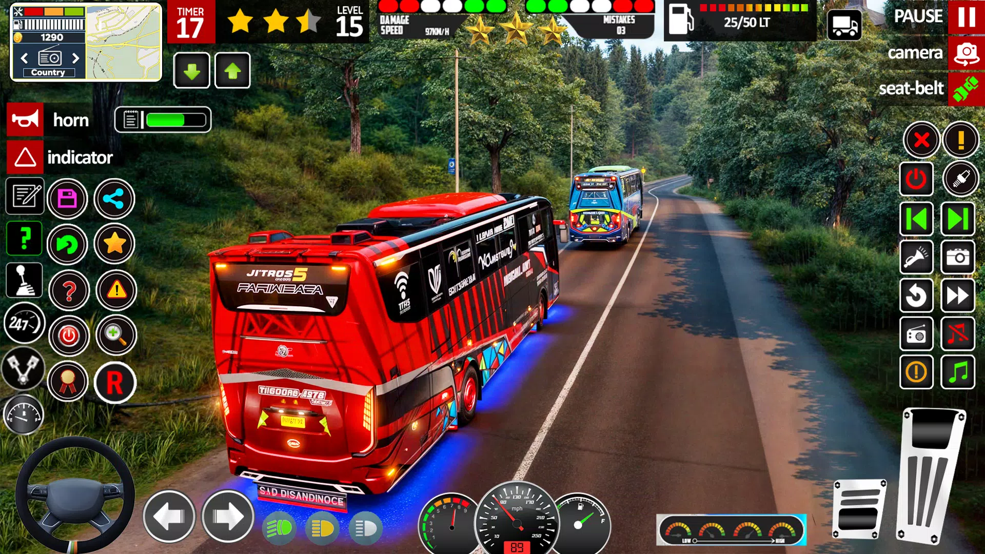 Euro Bus Games 3D Bus Driving Screenshots