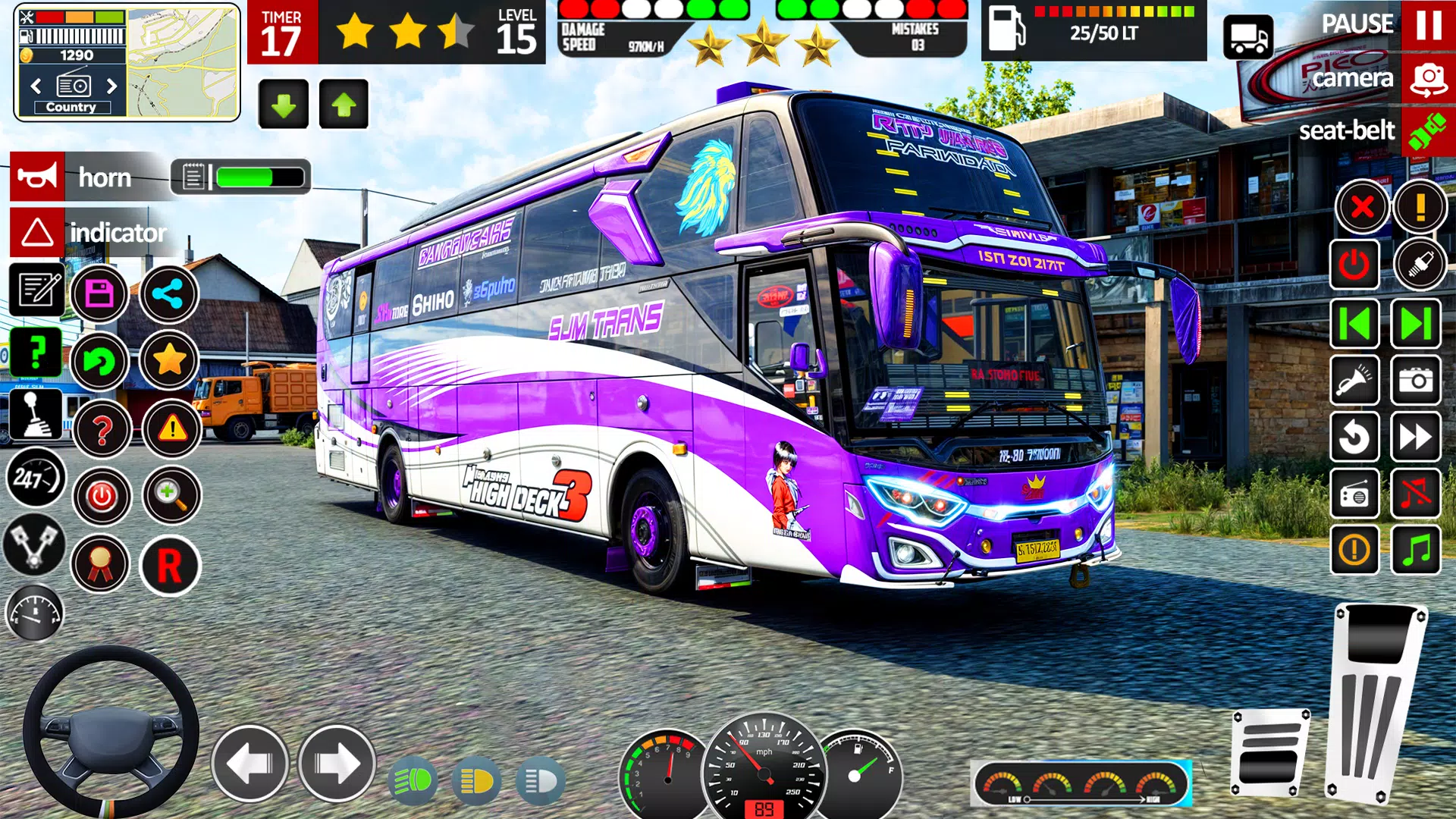 Euro Bus Games 3D Bus Driving Screenshots