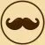 Classic Hipsters Mustache Sticker Pack