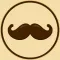 Classic Hipsters Mustache Sticker Pack