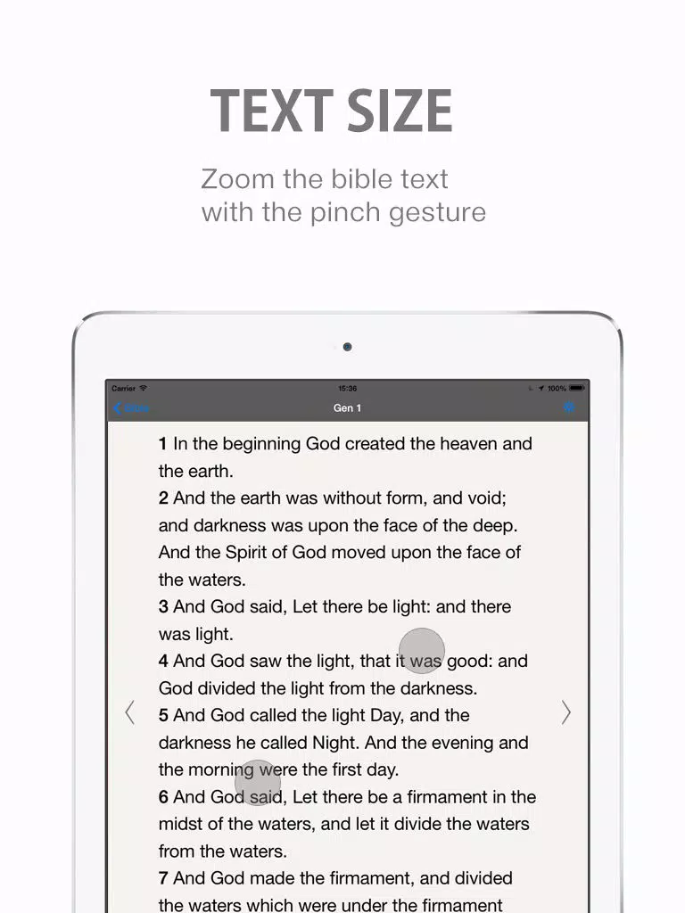 Glory Audio Bible - King James Version iPad Screenshots