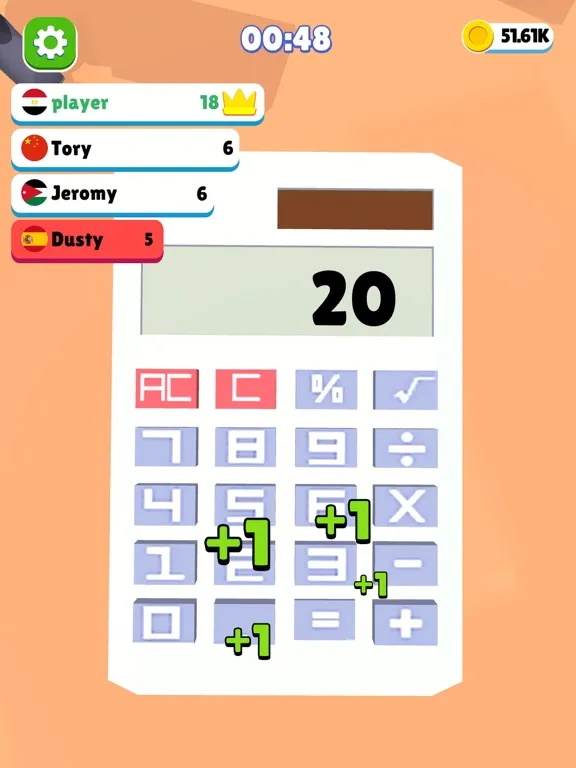 Screenshot di Calculator Challenge iPad 
