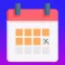 Colorful Calendar widget