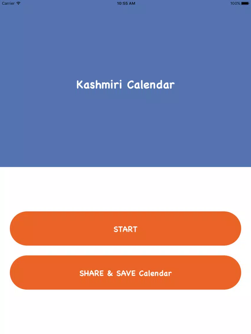 Kashmiri Calendar 2019 iPad Screenshots
