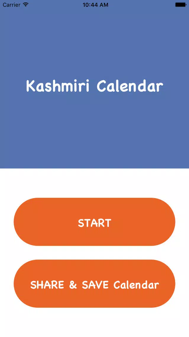 Kashmiri Calendar 2019 Screenshots
