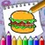 Coloring Book - Food & Drinks