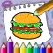 Coloring Book - Food & Drinks