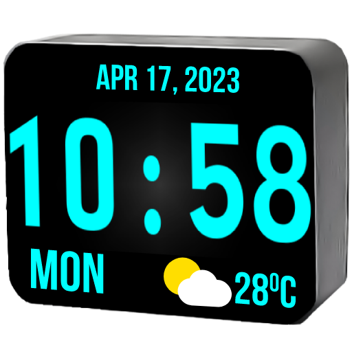 Huge Digital Clock Widget Huge Digital Clock Widget