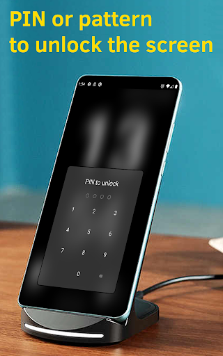 Huge Lock Screen Clock Screenshots
