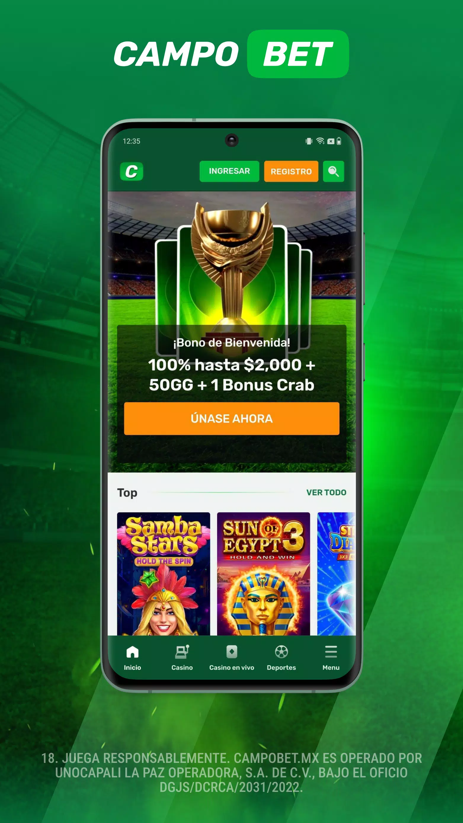 Campobet - Casino y Apuestas Screenshots