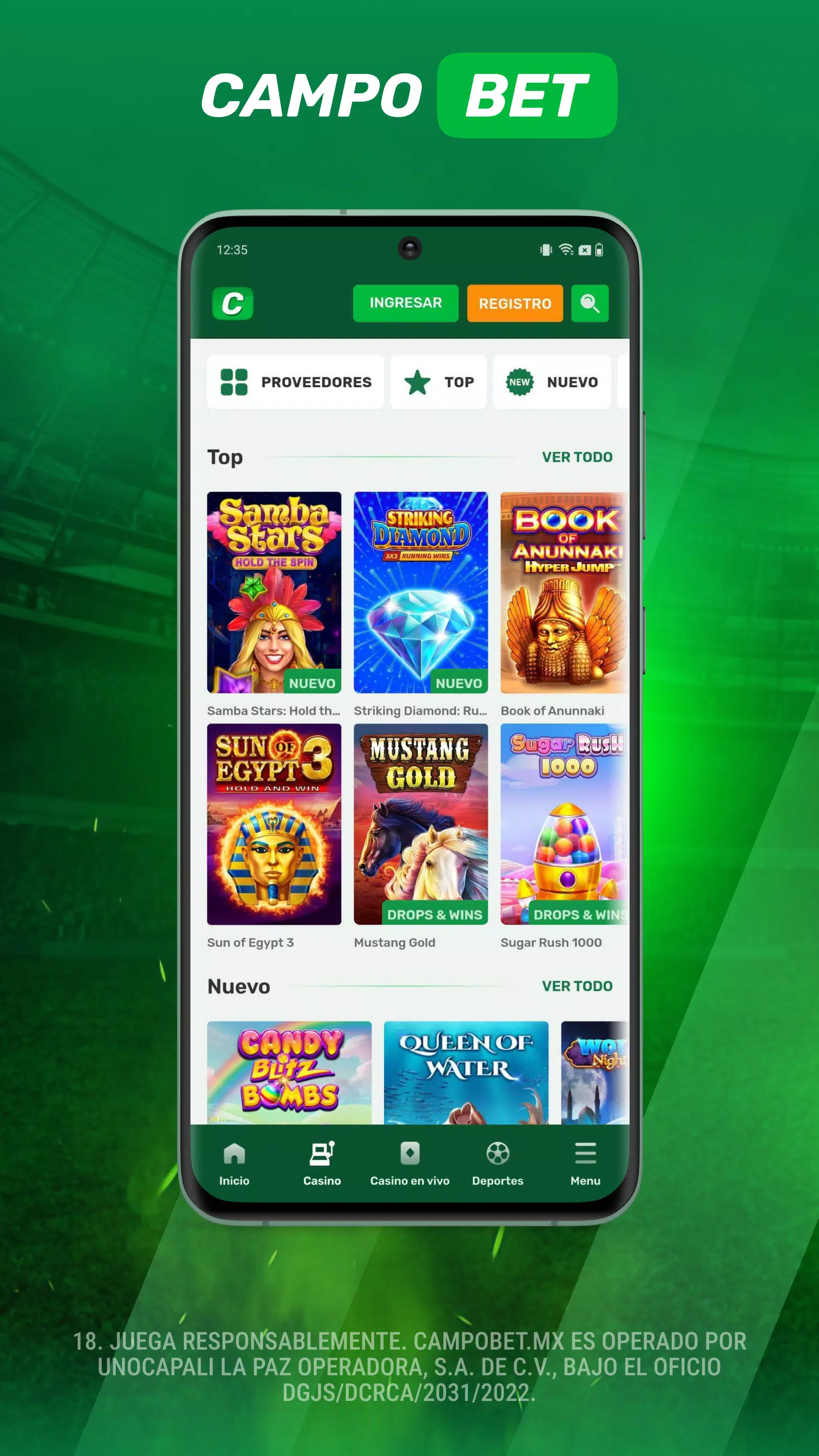 Campobet - Casino y Apuestas Screenshots