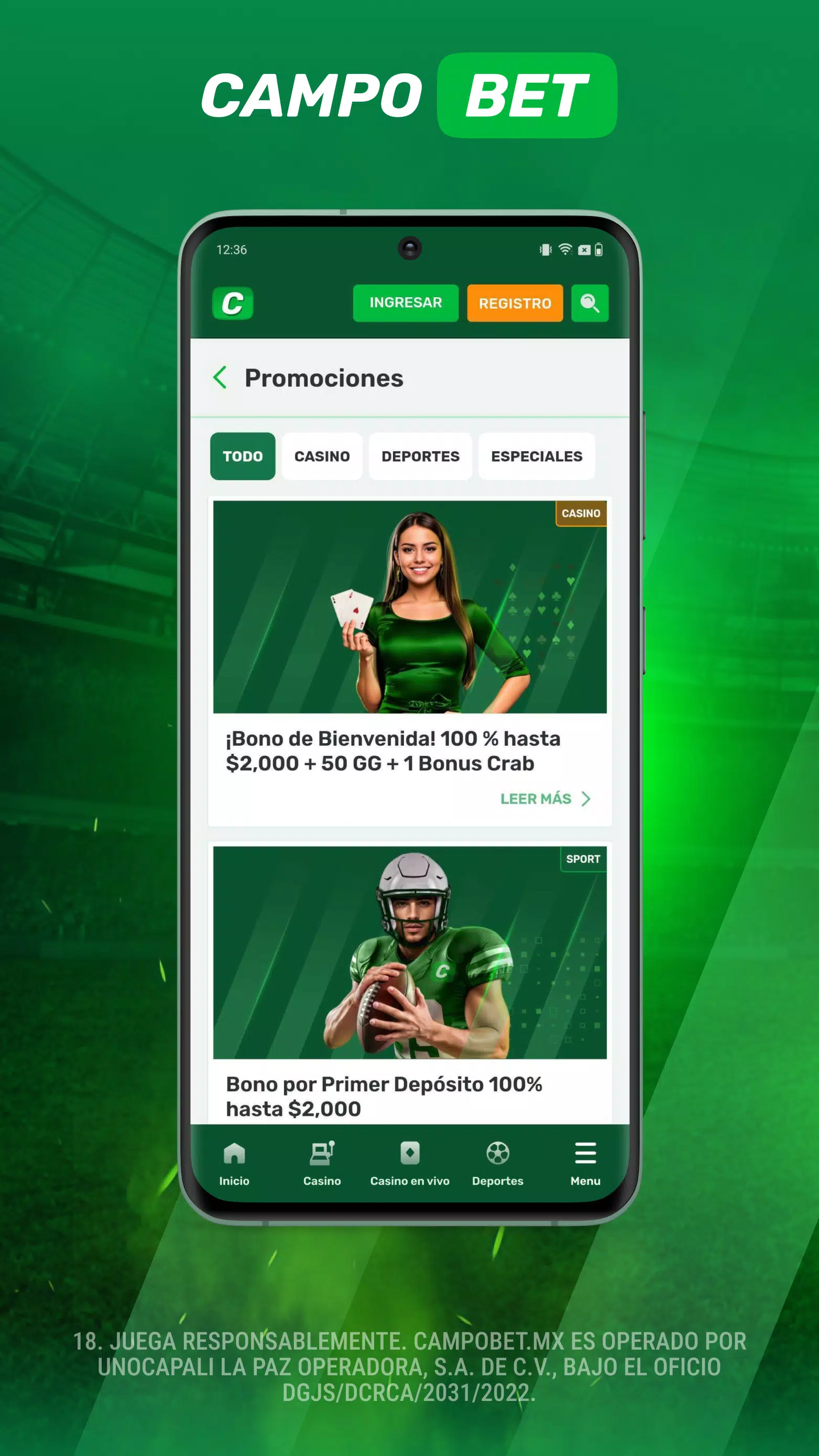 Campobet - Casino y Apuestas Screenshots