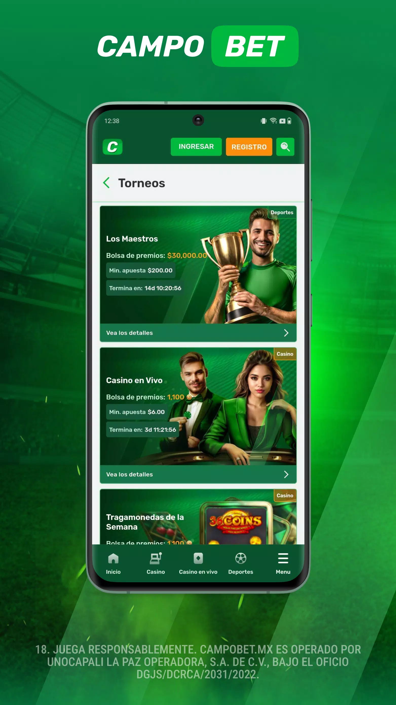 Campobet - Casino y Apuestas Screenshots