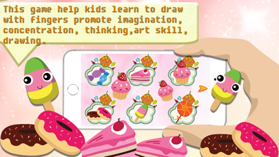 Candy Cake Paint - World of bakery sketchbook Screenshots