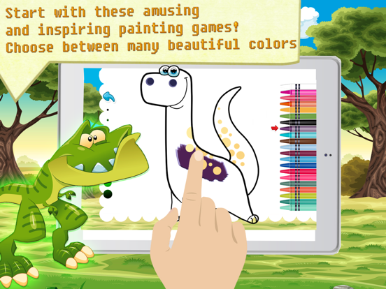 Dinosaur Coloring HD - The discovery dinosaurs iPad Screenshots