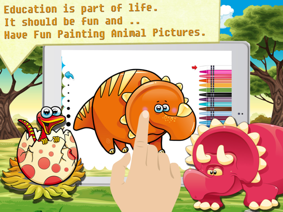 Dinosaur Coloring HD - The discovery dinosaurs iPad Screenshots