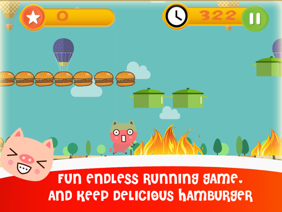 Pig Run Away - The parkour pig rush on road trip iPad Screenshots
