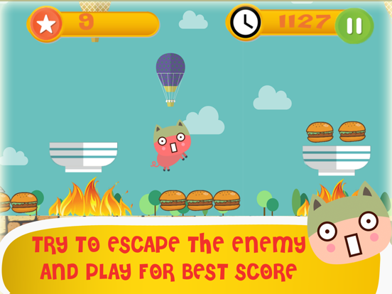 Pig Run Away - The parkour pig rush on road trip iPad Screenshots