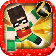 Teen Heroes Blocks Skins Run