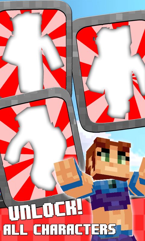 Teen Heroes Blocks Skins Run Screenshots