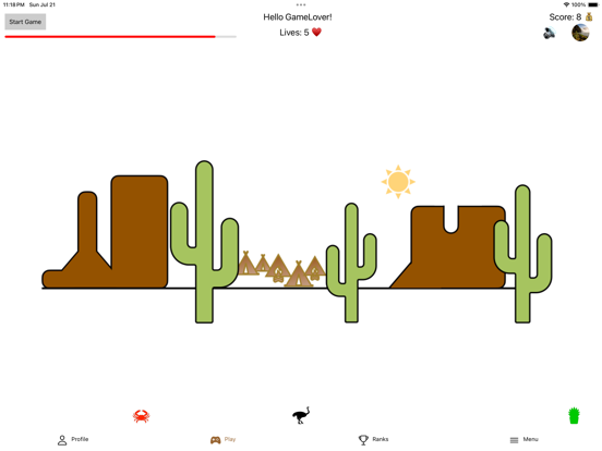 Desert Runner: Monument Valley iPad Screenshots