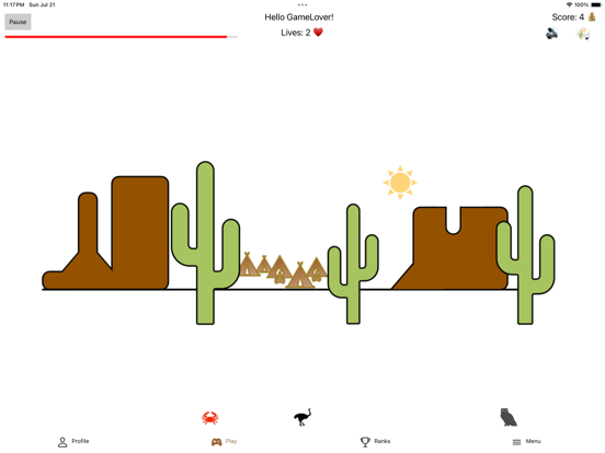 Desert Runner: Monument Valley iPad Screenshots