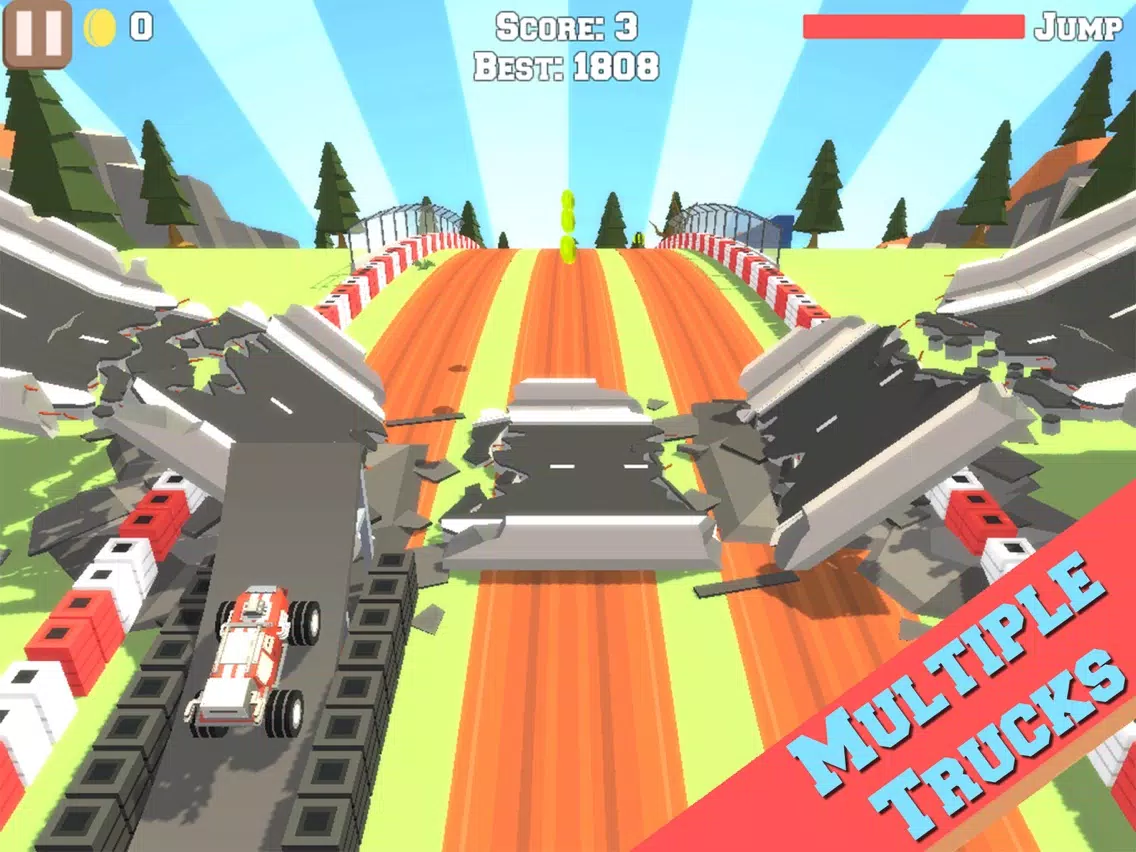 تصاویر Blocky Monster Trucks iPad 