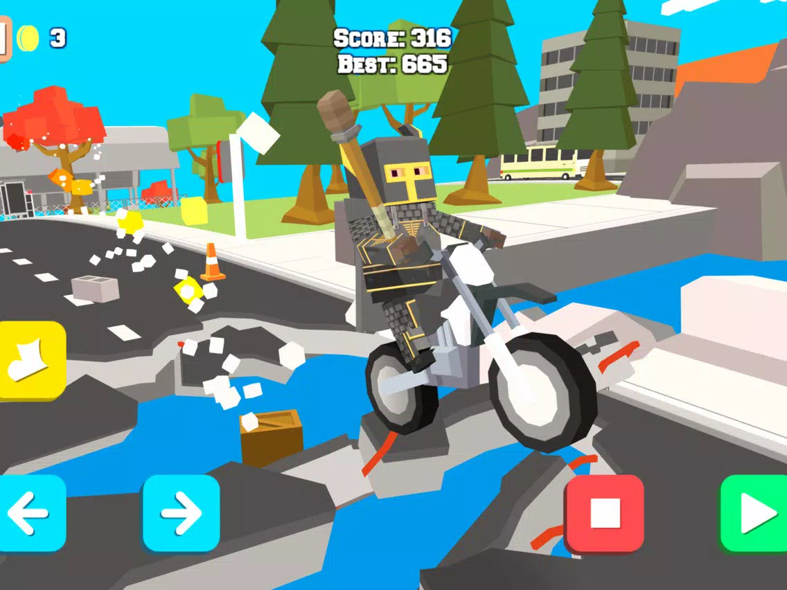 Capturas de pantalla de Blocky Trials iPad 