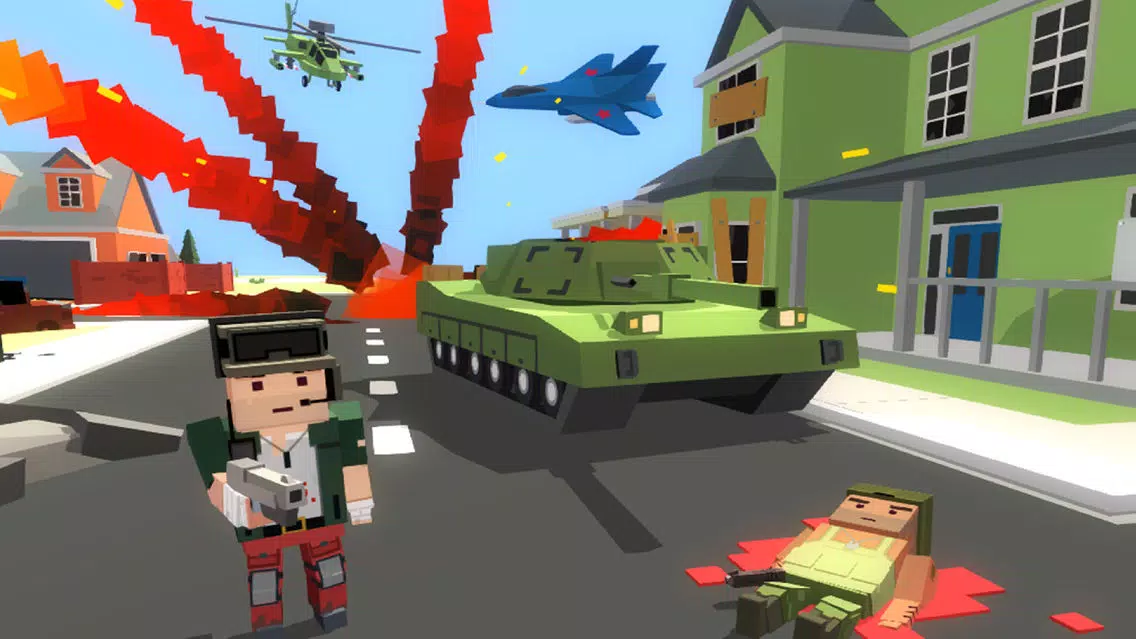 Capturas de pantalla de Blocky War - Cube City Defense